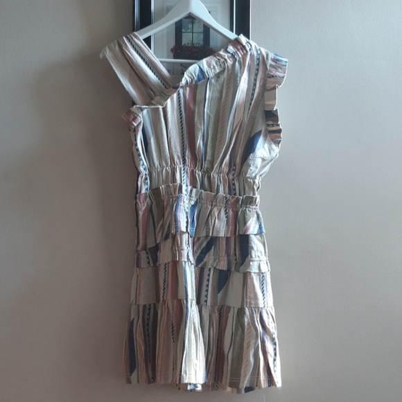 🎶Host Pick🎵 IRO Assymetric Tiered Silk & Cotton Blend Mini Dress - Picture 11 of 16